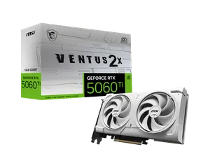 GeForce RTX 5060 Ti 16G VENTUS 2X OC WHITE PLUS